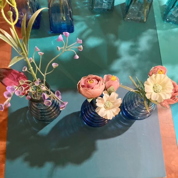 Elemental Sea Glass Mini Vases (Set of 3) - Picture 7 of 9